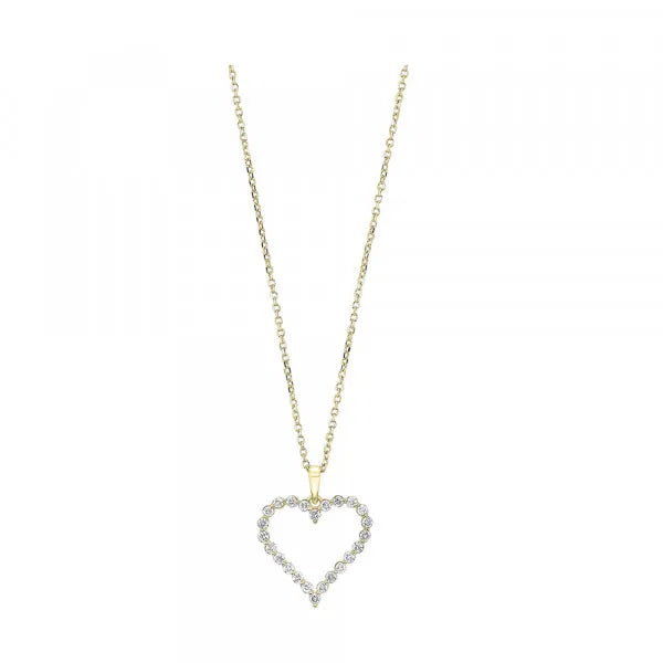 14Kt Yellow Gold Diamond 1/4Ctw Pendant