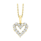 10Kt Yellow Gold Diamond 1/10Ctw Pendant