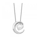 Silver Diamond 1/50Ctw Pendant