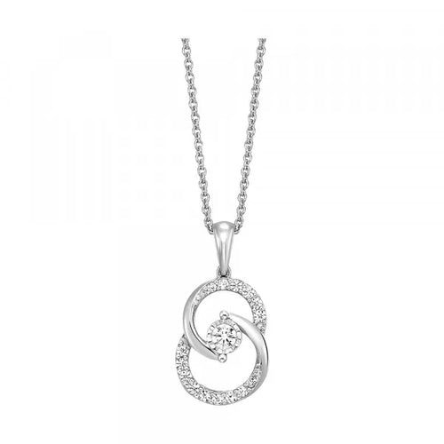 10Kt Yellow Gold Diamond 1/4Ctw Pendant