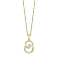 10Kt Yellow Gold Diamond 1/4Ctw Pendant