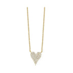 10Kt Yellow Gold Diamond 1/5Ctw Pendant