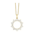 14Kt Yellow Gold Diamond 1Ctw Pendant