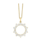 14Kt Yellow Gold Diamond 1Ctw Pendant