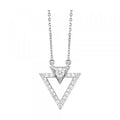 14Kt White Gold Diamond 1/4Ctw Pendant