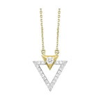 14Kt White Gold Diamond 1/4Ctw Pendant