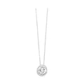 14Kt White Gold Diamond 1/4Ctw Pendant