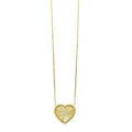 10Kt Yellow Gold Diamond 1/50Ctw Pendant