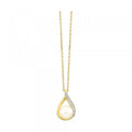 14Kt Yellow Gold Diamond 1/50Ctw & Pearl 1 1/2Ctw Pendant