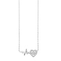 Silver Diamond 1/50Ctw Pendant