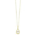 10K Yellow Gold Diamond 1/20Ctw Pendant