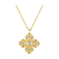 14K Yellow Gold Diamond 1/8Ctw Pendant