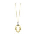 14K Yellow Gold Diamond 1/4Ctw Pendant