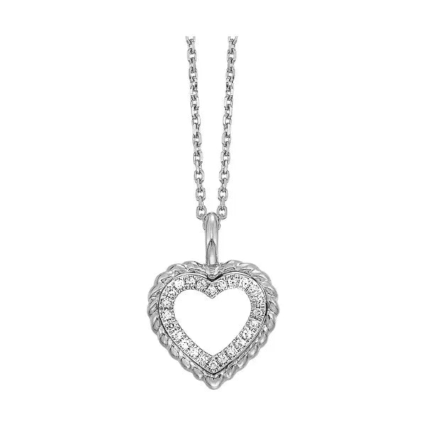 14Kt Yellow Gold Diamond 1/20Ctw Pendant