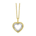 14Kt Yellow Gold Diamond 1/20Ctw Pendant