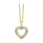 14Kt Yellow Gold Diamond 1/20Ctw Pendant