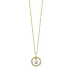 10K Yellow Gold Diamond 1/5Ctw Pendant