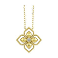 14K Yellow Gold Diamond 1/20Ctw Pendant