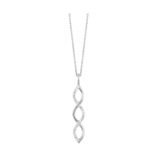 10K Yellow Gold Diamond 1/12Ctw Pendant
