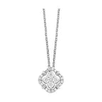 14K Yellow Gold Diamond 1/3Ctw Pendant