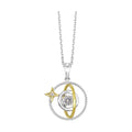 Silver White & Yellow Pendant