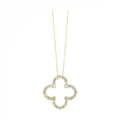 14K Yellow Gold Diamond 1/4Ctw Pendant