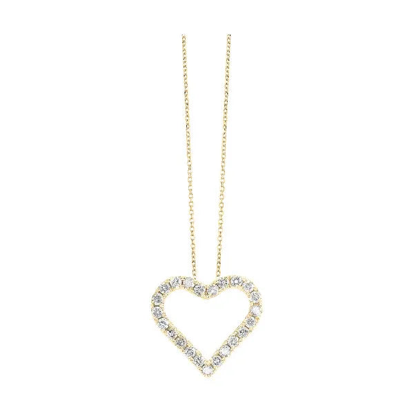 14Kt Yellow Gold Diamond 1/4Ctw Pendant