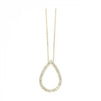 14K Yellow Gold Diamond 1/4Ctw Pendant