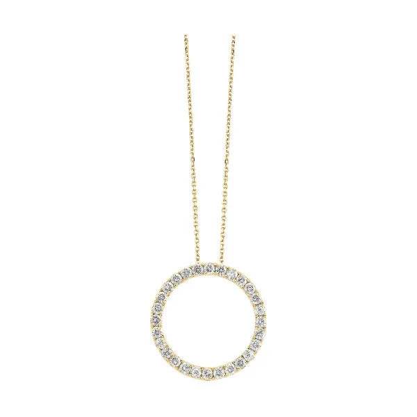 14Kt Yellow Gold Diamond 1/4Ctw Pendant