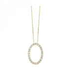 14K Yellow Gold Diamond 1/4Ctw Pendant