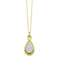 14K Yellow Gold Diamond 1/2Ctw Pendant