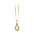 14K Yellow Gold Diamond 1/3Ctw Pendant
