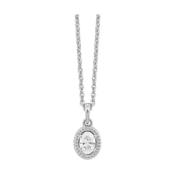 14K Yellow Gold Diamond 1/3Ctw Pendant