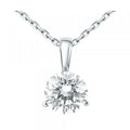 14Kt White Gold Diamond 1/4Ctw Pendant