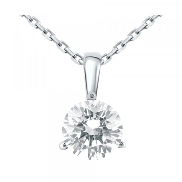 14Kt White Gold Diamond 1/4Ctw Pendant