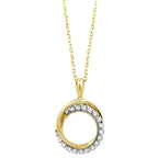10Kt Yellow Gold Diamond 1/10Ctw Pendant