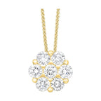 14Kt Yellow Gold Diamond 1/10Ctw Pendant