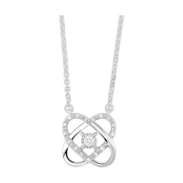 14Kt Yellow Gold Diamond 1/12Ctw Pendant