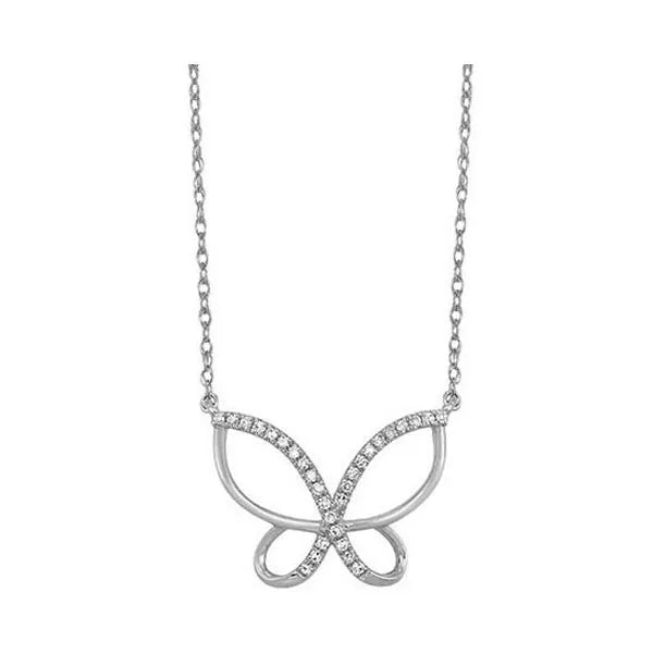 10K Yellow Gold Diamond 1/10Ctw Pendant