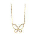 10K Yellow Gold Diamond 1/10Ctw Pendant