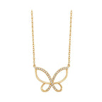 10K Yellow Gold Diamond 1/10Ctw Pendant