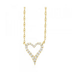 10Kt Yellow Gold Diamond 1/10Ctw Pendant