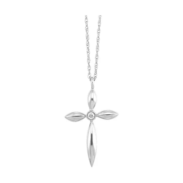 10Kt Yellow Gold Diamond 1/50Ctw Pendant