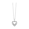 10Kt White Gold Diamond 1/4Ctw Pendant