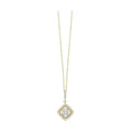 14Kt White Yellow Gold Diamond 1/2Ctw Pendant