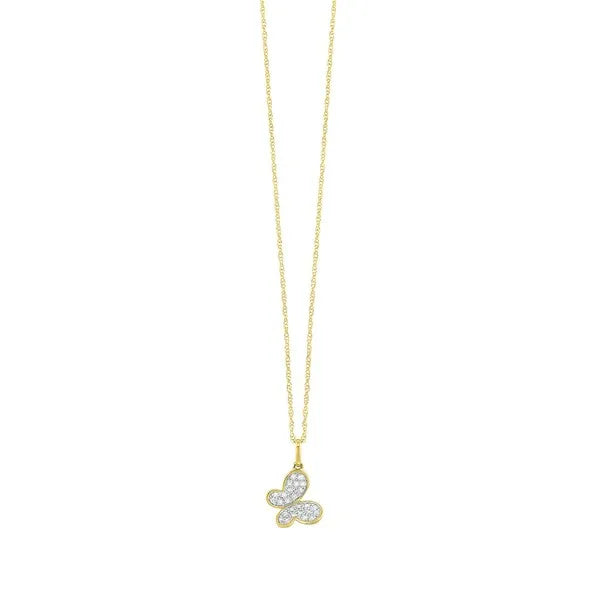 10Kt Yellow Gold Diamond 1/20Ctw Pendant