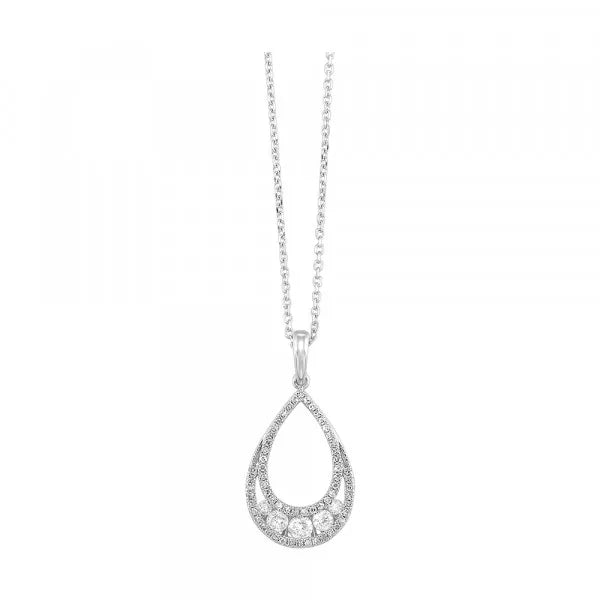 10Kt Yellow Gold Diamond 1/4Ctw Pendant