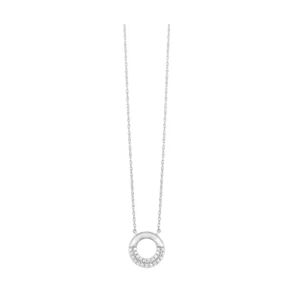10Kt Yellow Gold Diamond 1/6Ctw Pendant