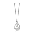 Silver Diamond 1/10Ctw Pendant