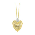 14K Yellow Gold Diamond 1/7Ctw Pendant